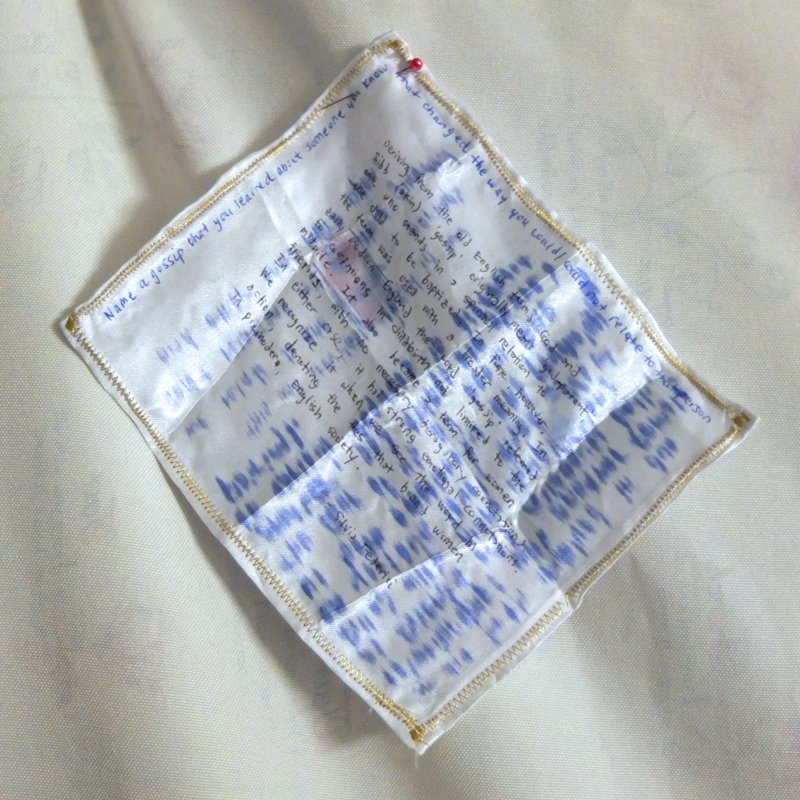 Textual Notes  PWSSSRFS… (there are reasons to think about my body and hygiene these days)